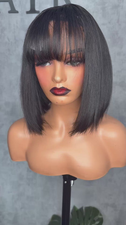 10” SDD Fringe Bob wig